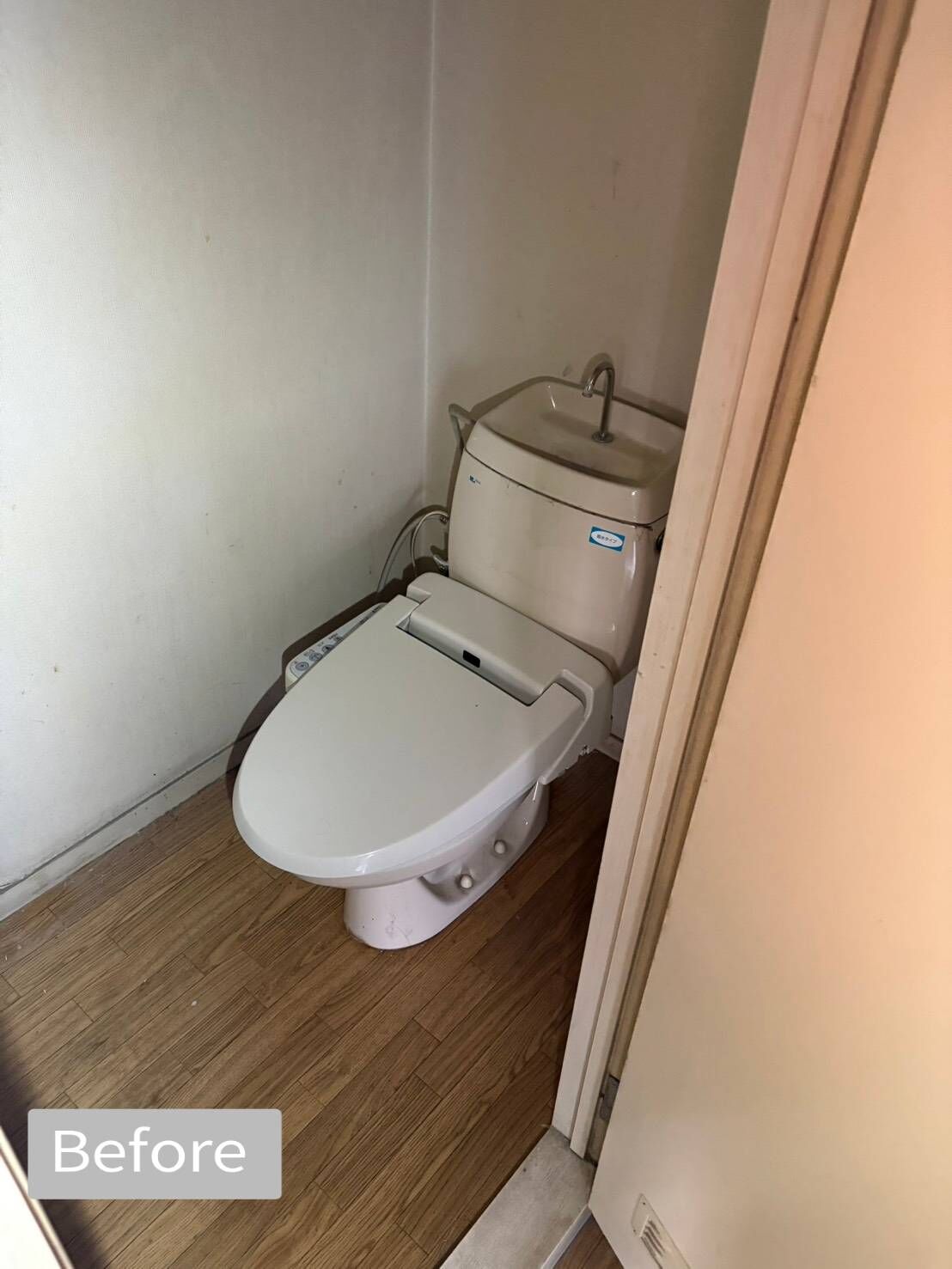 トイレ壁紙天井クロス交換工事